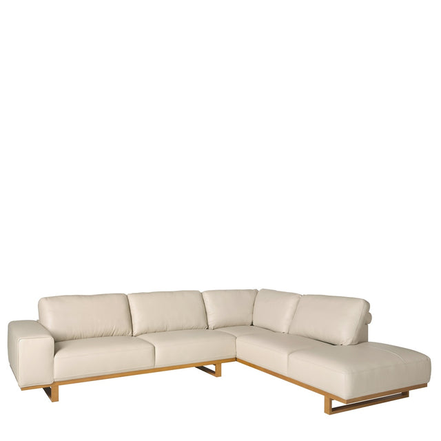 ILSARO Ledersofa Rechts
