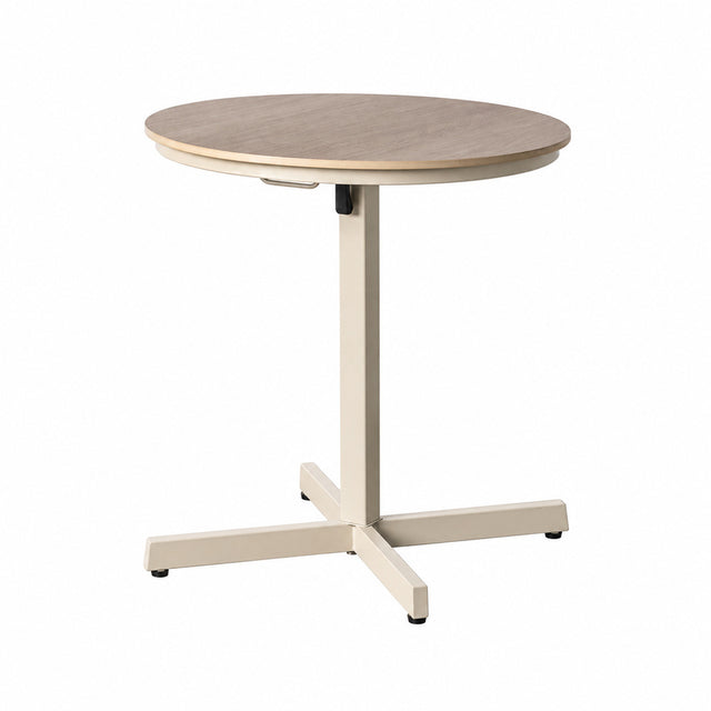 JARON runder Outdoor-Bistrotisch mit Polywoodplatte – weißer Hintergrund
