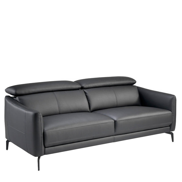 KERVIO Ledersofa 3-Sitzer