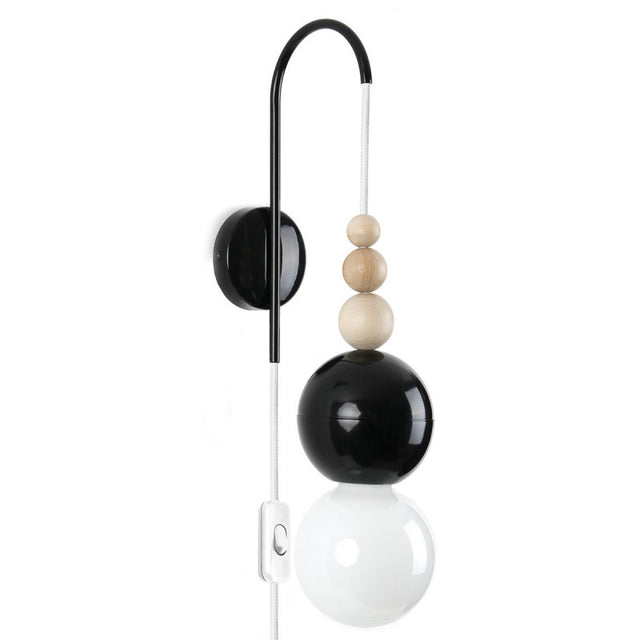 BALA W Wandleuchte – Schwarz – LBCZK16M