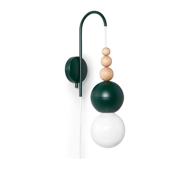 BALA W Wandleuchte – Dunkelgrün – LBDGSKB09M