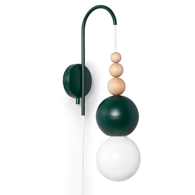 BALA W Wandleuchte – Dunkelgrün – LBDGSKB09M