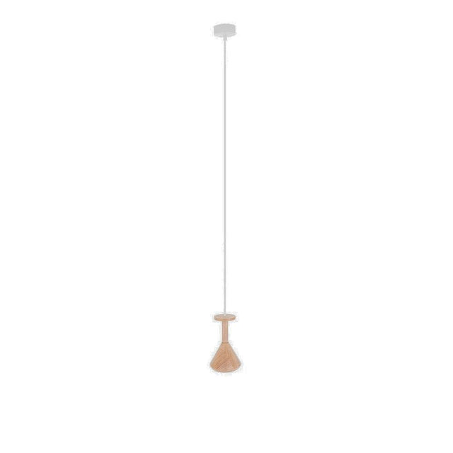 CONO Hängeleuchte – Natur/Weiß – LCONB116GU10