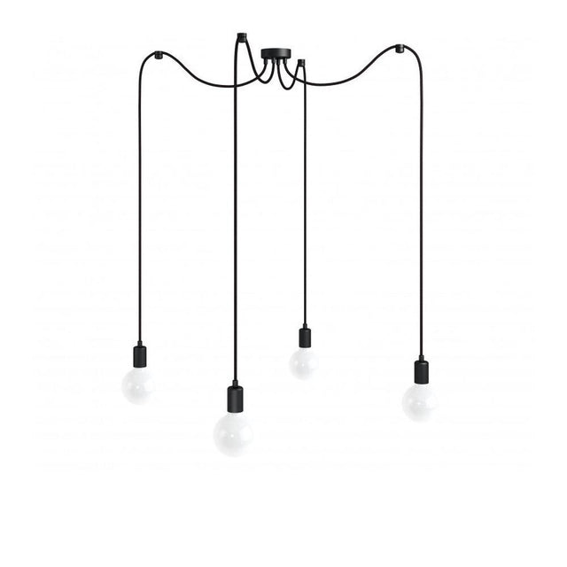 METAL LINE 4 Hängeleuchte – Schwarz – LMMLX4CZ115