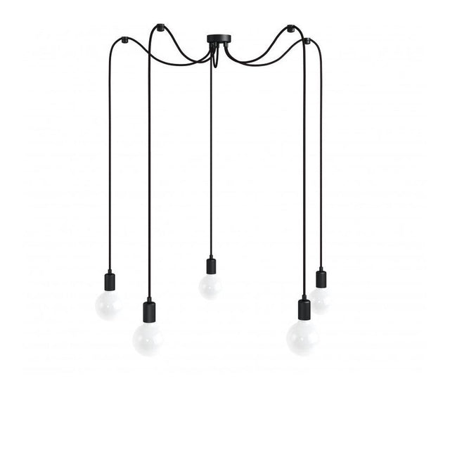 METAL LINE 5 Hängeleuchte – Schwarz – LMMLX5CZ115