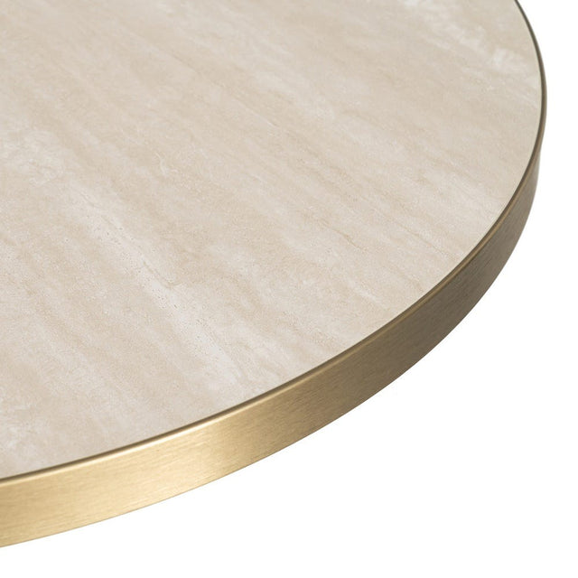 LAVORA Tischplatte in Beige, Randdetail