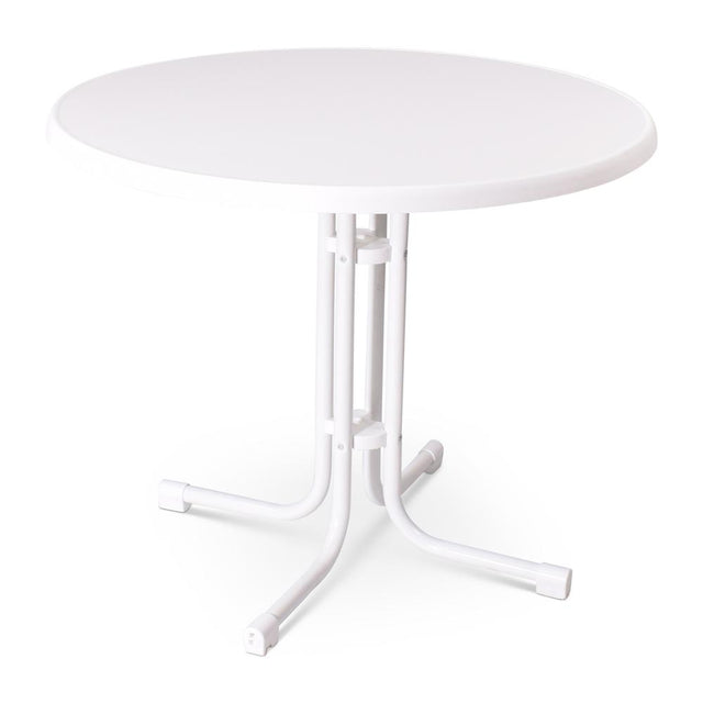 LIMRO – Ø85 cm / Weiß / Weiß – vollständige Ansicht
