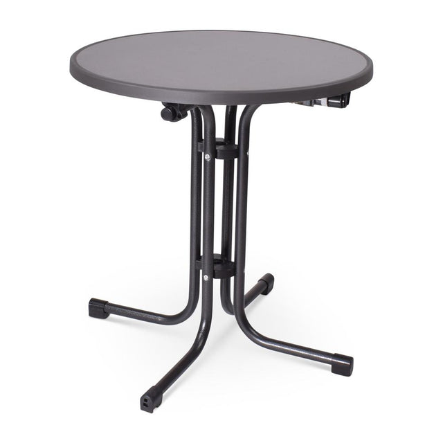 LIMRO – Ø70 cm / Anthrazit / Grau Hammerschlag – vollständige Ansicht