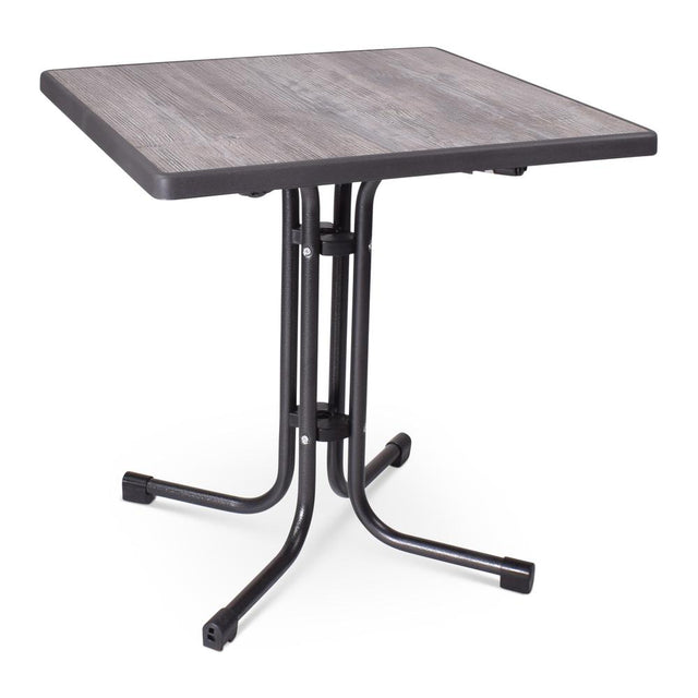 LIMRO – 70 × 70 cm / Vintage / Grau Hammerschlag – vollständige Ansicht