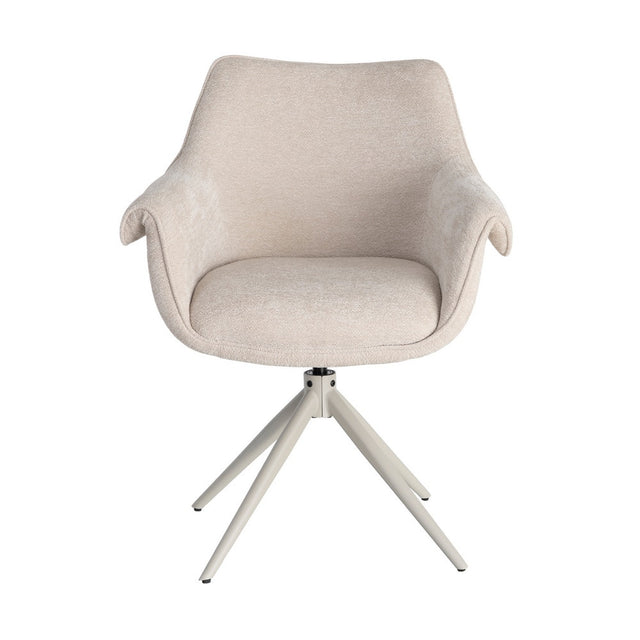 LOREVIA – Frontalansicht auf Weiß – Beige