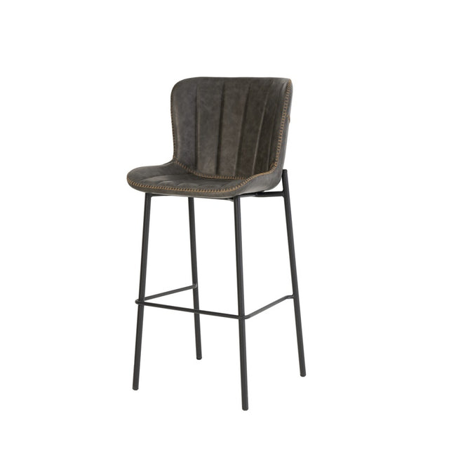 RILEY Barstuhl Grau – Perspektive