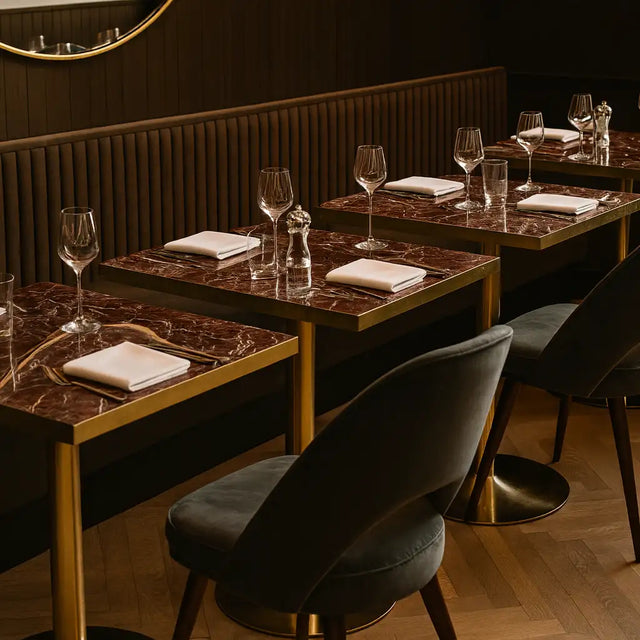 ROSSO LEPANTO Tischplatte - Atelier Gusto