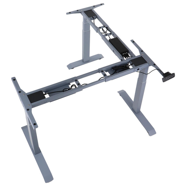 PRATO 04-3T/90 Schreibtischgestell – Grau