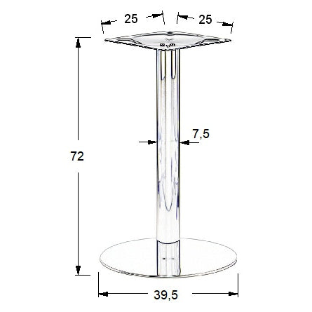 Stema Tischgestell SH-3001-1/S – Ansicht 2