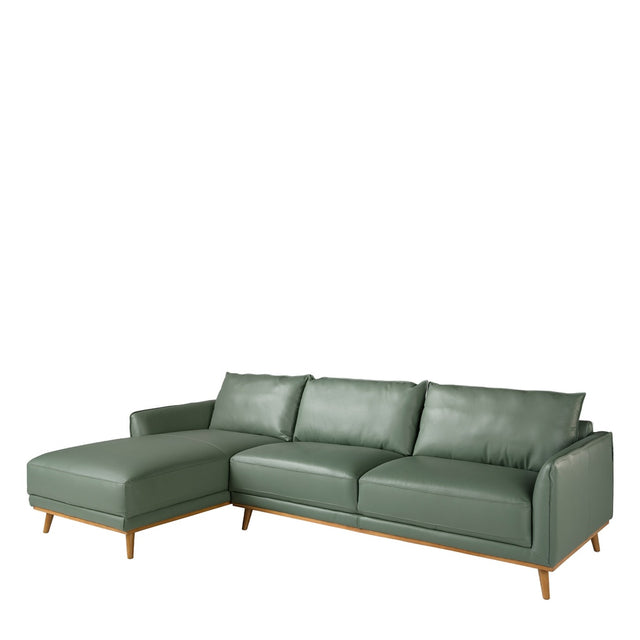 TELVAN Ledersofa Links