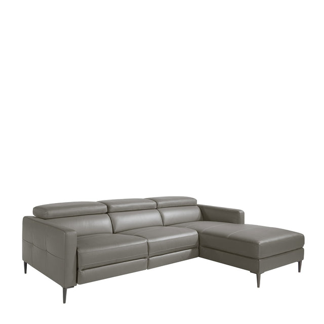YARVON Ledersofa Rechts