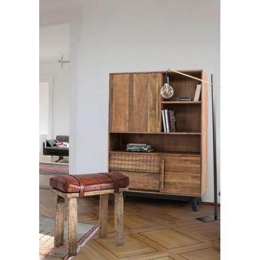 CHARLESTON Lederhocker - Atelier Gusto