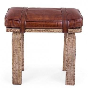 CHARLESTON Lederhocker - Atelier Gusto