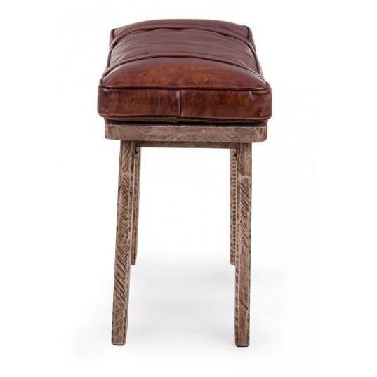 CHARLESTON Lederhocker - Atelier Gusto