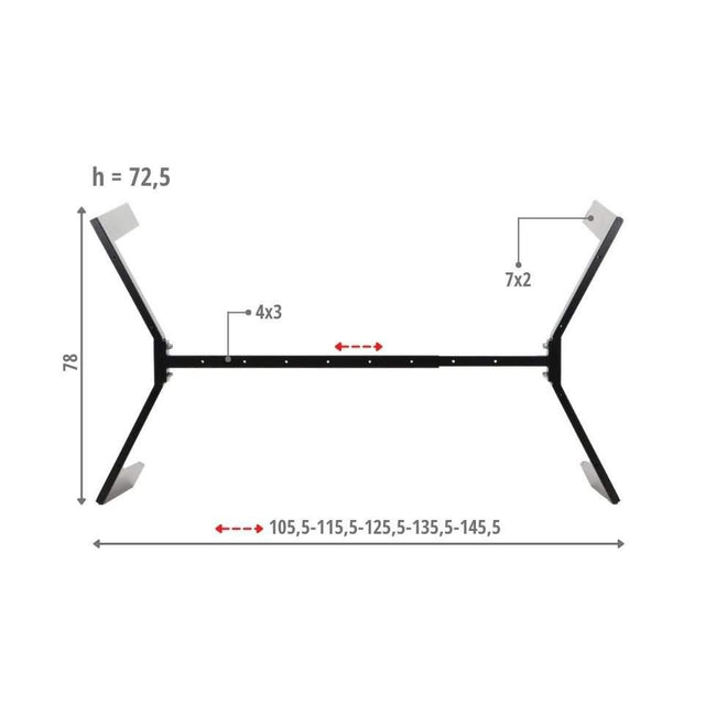 LUZE Tischgestell - Atelier Gusto