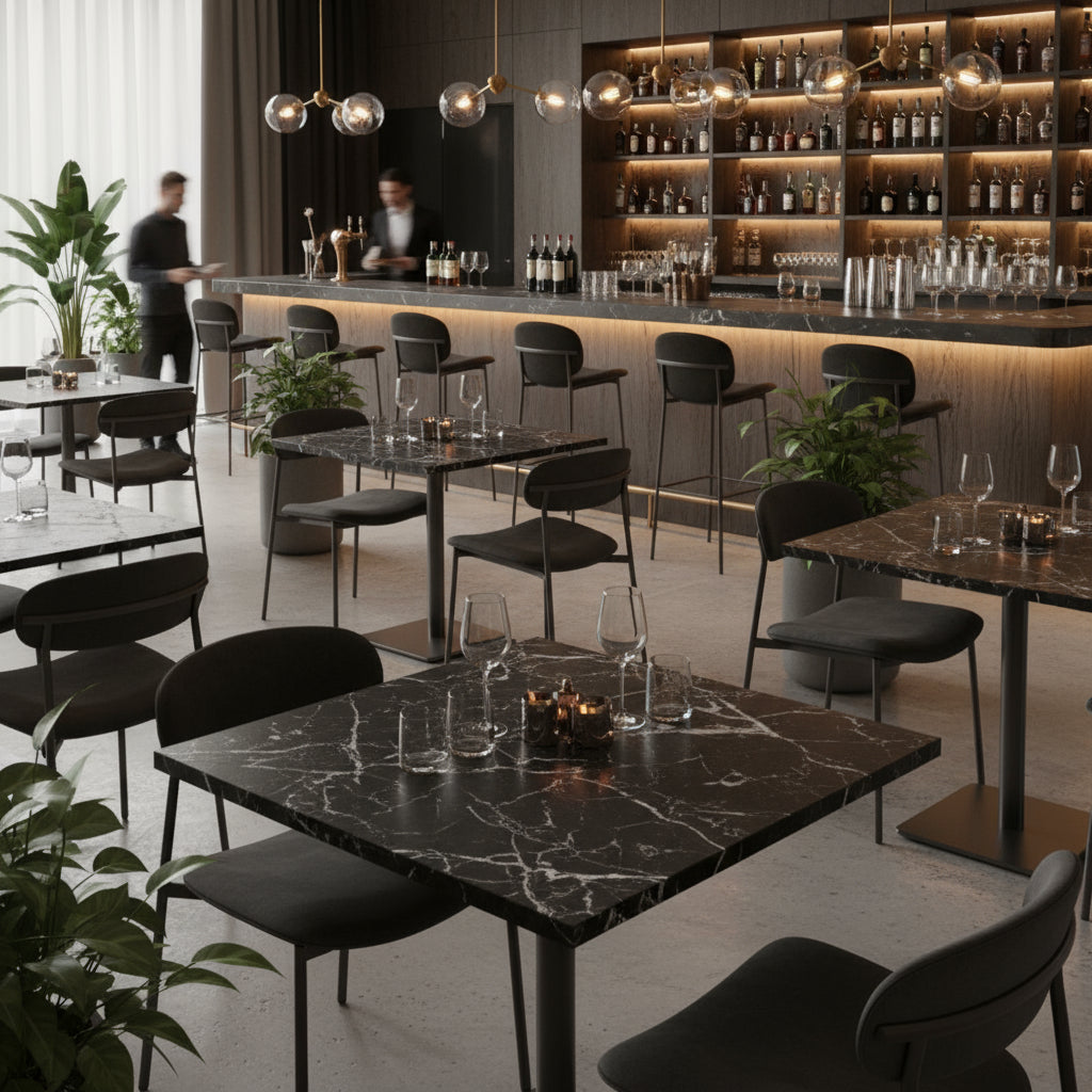 NERO MARQUINIA Tischplatte - Atelier Gusto