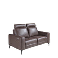 ALVESO Ledersofa 2-Sitzer