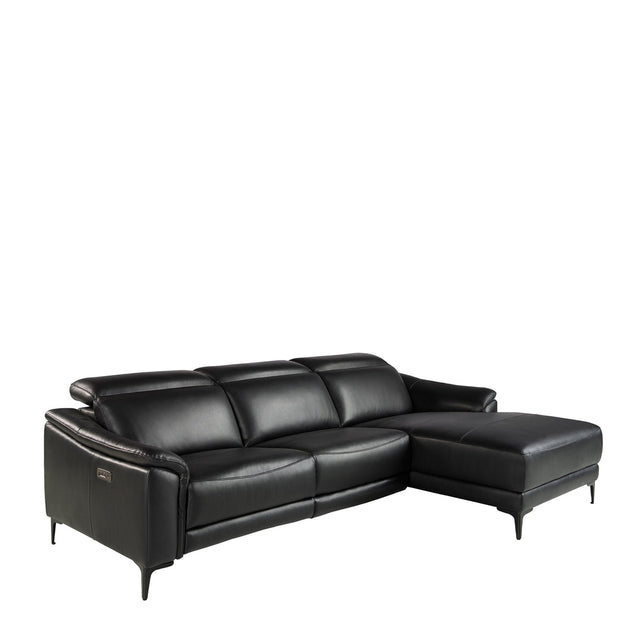 BERVIO Ledersofa Rechts