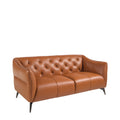 CERVIO Ledersofa 2-Sitzer