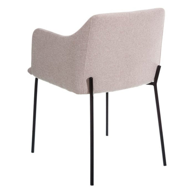 CORVIA Polsterstuhl in Beige – Rückansicht