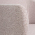 CORVIA Polsterstuhl in Beige – Stoffdetail