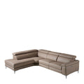DEXARO Ledersofa Nerz Links
