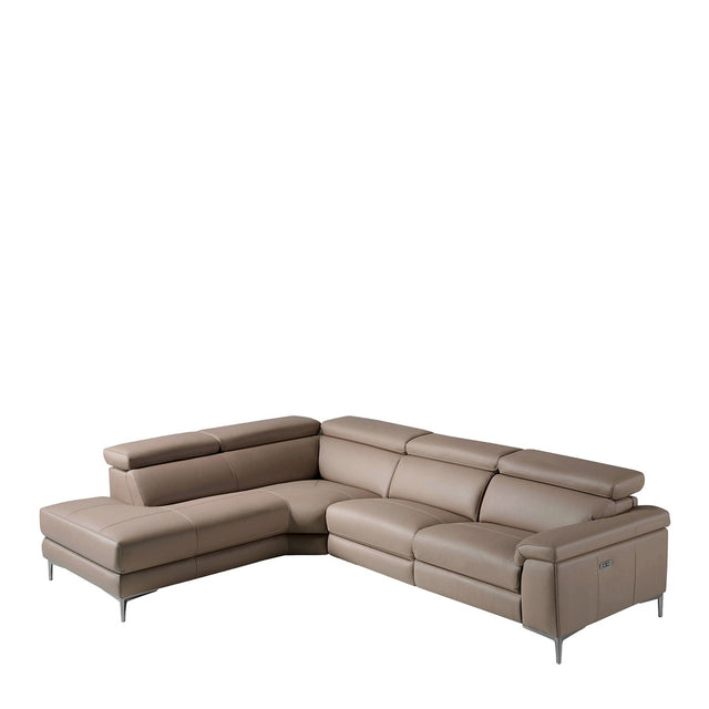 DEXARO Ledersofa Nerz Links