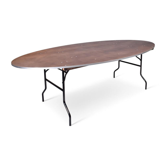 DRENVO – 243 × 122 cm / Oval / Aluminium – vollständige Ansicht