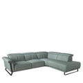 EREVON Ledersofa Rechts