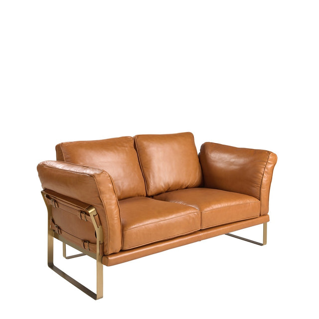 FALVEO Ledersofa 2-Sitzer