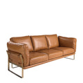 FALVEO Ledersofa 3-Sitzer