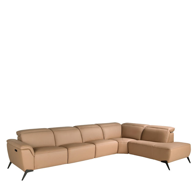 FAREVO Ledersofa Rechts