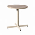 JARON runder Outdoor-Bistrotisch mit Polywoodplatte – weißer Hintergrund