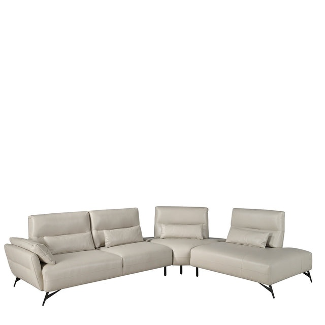 KALENO Ledersofa Rechts