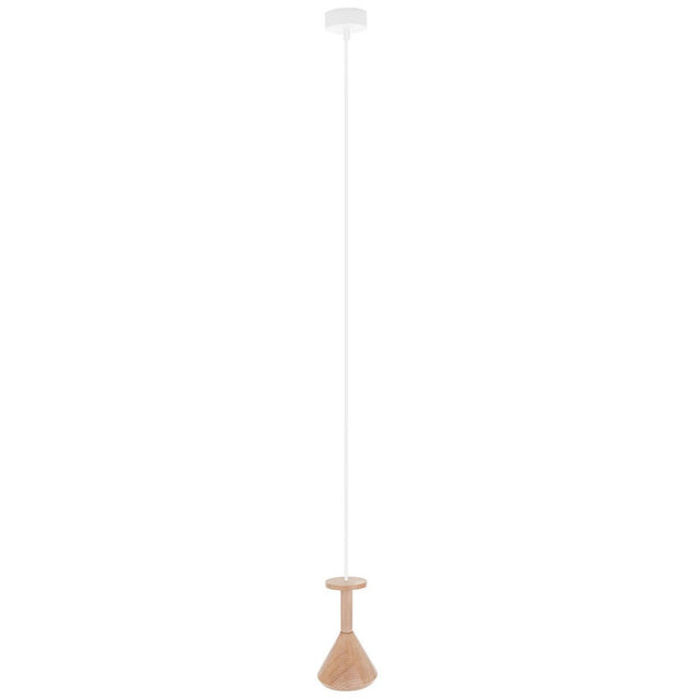 CONO Hängeleuchte – Natur/Weiß – LCONB116GU10