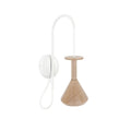 CONO W Wandleuchte – Natur/Weiß – LCONKB116GU10