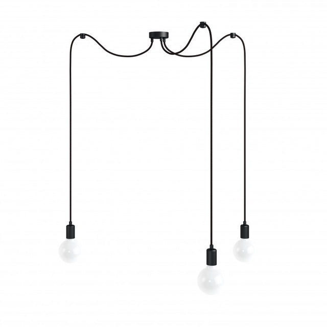 METAL LINE 3 Hängeleuchte – Schwarz – LMMLX3CZ115