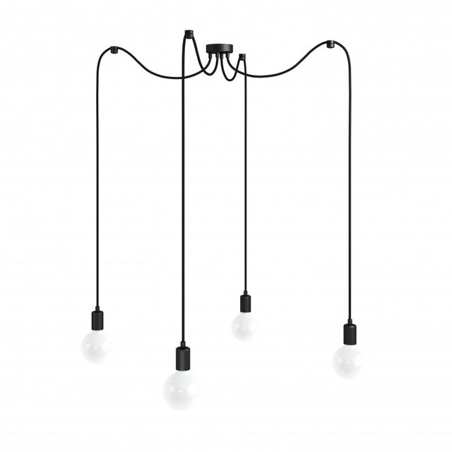 METAL LINE 4 Hängeleuchte – Schwarz – LMMLX4CZ115