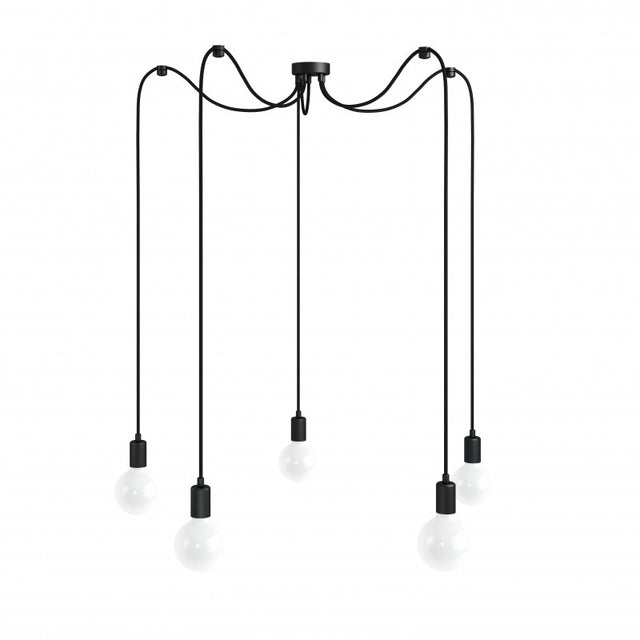 METAL LINE 5 Hängeleuchte – Schwarz – LMMLX5CZ115