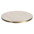 LAVORA Tischplatte in Beige, Schrägansicht