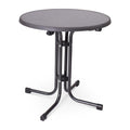 LIMRO – Ø70 cm / Pizarra / Grau Hammerschlag – vollständige Ansicht