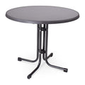 LIMRO – Ø85 cm / Pizarra / Grau Hammerschlag – vollständige Ansicht