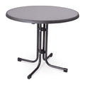 LIMRO – Ø85 cm / Punti / Grau Hammerschlag – vollständige Ansicht