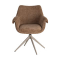 LOREVIA – Frontalansicht auf Weiß – Braun