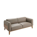 NALVEO Ledersofa Nerz 3-Sitzer